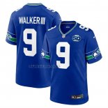 Camiseta NFL Game Seattle Seahawks Kenneth Walker III Alterno 50th Season Royal