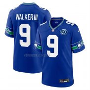 Camiseta NFL Game Seattle Seahawks Kenneth Walker III Alterno 50th Season Royal