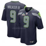 Camiseta NFL Game Seattle Seahawks Kenneth Walker III Super Bowl LX Azul