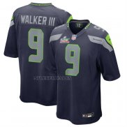 Camiseta NFL Game Seattle Seahawks Kenneth Walker III Super Bowl LX Azul