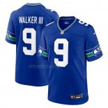 Camiseta NFL Game Seattle Seahawks Kenneth Walker III Throwback Azul