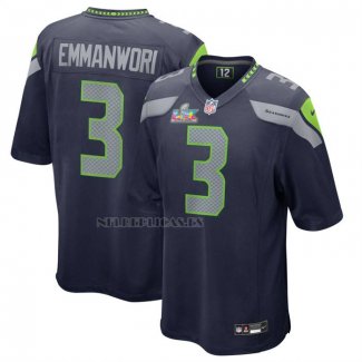 Camiseta NFL Game Seattle Seahawks Nick Emmanwori Super Bowl LX Azul
