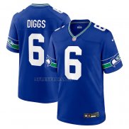 Camiseta NFL Game Seattle Seahawks Quandre Diggs Throwback Azul