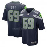 Camiseta NFL Game Seattle Seahawks Tyler Ott Azul