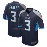 Camiseta NFL Game Tennessee Titans Caleb Farley Azul