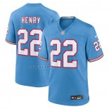 Camiseta NFL Game Tennessee Titans Derrick Henry Throwback Alterno Azul
