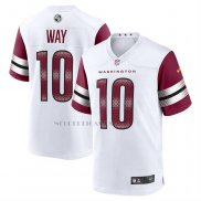 Camiseta NFL Game Washington Commanders Tress Way Blanco
