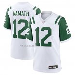 Camiseta NFL Legend New York Jets Joe Namath Classic Alterno Blanco