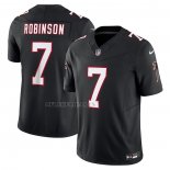 Camiseta NFL Limited Atlanta Falcons Bijan Robinson Alterno Vapor F.U.S.E. Negro
