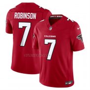 Camiseta NFL Limited Atlanta Falcons Bijan Robinson Vapor F.U.S.E. Rojo