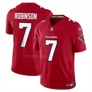 Camiseta NFL Limited Atlanta Falcons Bijan Robinson Vapor F.U.S.E. Rojo