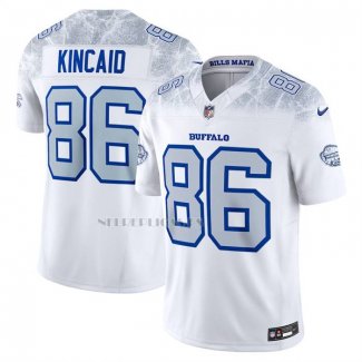 Camiseta NFL Limited Buffalo Bills Dalton Kincaid 2025 Rivalries Collection Blanco