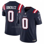 Camiseta NFL Limited New England Patriots Christian Gonzalez Vapor F.U.S.E. Azul