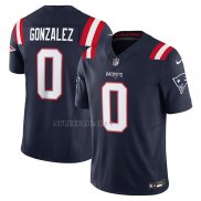 Camiseta NFL Limited New England Patriots Christian Gonzalez Vapor F.U.S.E. Azul