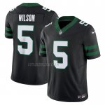 Camiseta NFL Limited New York Jets Garrett Wilson Alterno Vapor F.U.S.E. Legacy Negro