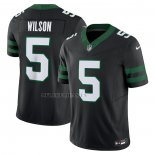 Camiseta NFL Limited New York Jets Garrett Wilson Alterno Vapor F.U.S.E. Legacy Negro
