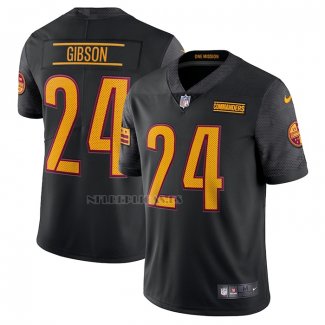 Camiseta NFL Limited Washington Commanders Antonio Gibson Alterno Vapor Negro