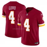 Camiseta NFL Limited Washington Commanders Frankie Luvu Vapor F.U.S.E. Cosido Rojo