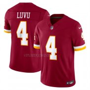 Camiseta NFL Limited Washington Commanders Frankie Luvu Vapor F.U.S.E. Cosido Rojo