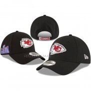 Gorra Kansas City Chiefs Adjustable Super Bowl LVIII Champions 9FORTY Negro