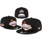 Gorra San Francisco 49ers Adjustable Super Bowl LVIII Tarmac Snapback Negro