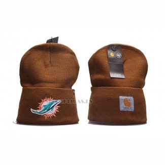 Gorro Beanie Miami Dolphins Carhartt x '47 Marron