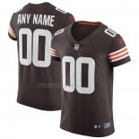Camiseta NFL Elite Cleveland Browns Personalizada Vapor Marron