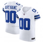 Camiseta NFL Elite Dallas Cowboys Vapor F.U.S.E. Personalizada Blanco