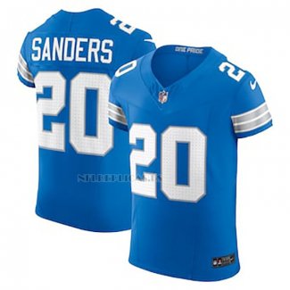 Camiseta NFL Elite Detroit Lions Barry Sanders Vapor F.U.S.E. Azul