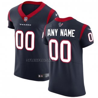 Camiseta NFL Elite Houston Texans Personalizada Vapor Untouchable Azul