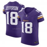 Camiseta NFL Elite Minnesota Vikings Justin Jefferson Vapor F.U.S.E. Violeta