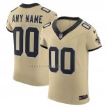 Camiseta NFL Elite New Orleans Saints Alterno Vapor F.U.S.E. Personalizada Amarillo