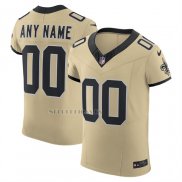 Camiseta NFL Elite New Orleans Saints Alterno Vapor F.U.S.E. Personalizada Amarillo