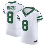 Camiseta NFL Elite New York Jets Aaron Rodgers Alterno Vapor F.U.S.E. Blanco