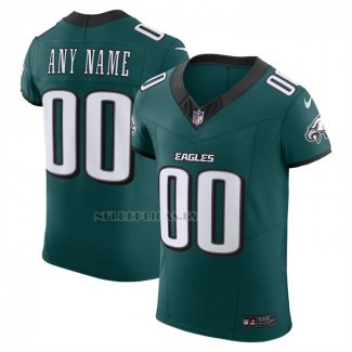 Camiseta NFL Elite Philadelphia Eagles Vapor F.U.S.E. Personalizada Verde