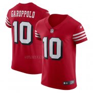Camiseta NFL Elite San Francisco 49ers Jimmy Garoppolo Alterno Vapor Rojo