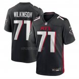 Camiseta NFL Game Atlanta Falcons Elijah Wilkinson Negro1