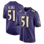 Camiseta NFL Game Baltimore Ravens Otaro Alaka Violeta