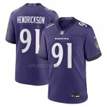 Camiseta NFL Game Baltimore Ravens Trey Hendrickson Jugador Violeta