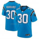 Camiseta NFL Game Carolina Panthers Chuba Hubbard Alterno Azul