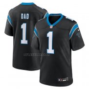 Camiseta NFL Game Carolina Panthers Number 1 Dad Negro