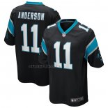 Camiseta NFL Game Carolina Panthers Robby Anderson 11 Negro
