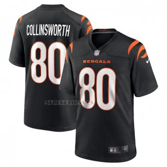 Camiseta NFL Game Cincinnati Bengals Cris Collinsworth Retired Negro
