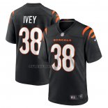 Camiseta NFL Game Cincinnati Bengals DJ Ivey Negro