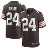 Camiseta NFL Game Cleveland Browns Nick Chubb Marron