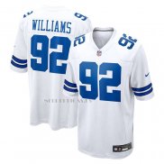 Camiseta NFL Game Dallas Cowboys Quinnen Williams Blanco