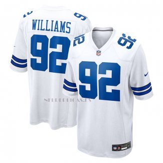 Camiseta NFL Game Dallas Cowboys Quinnen Williams Blanco