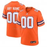 Camiseta NFL Game Denver Broncos 1977 Throwback Mile High Collection Personalizada Naranja