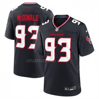 Camiseta NFL Game Houston Texans Kayden McDonald Azul Marino