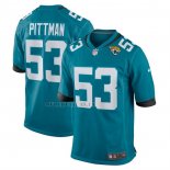 Camiseta NFL Game Jacksonville Jaguars Anthony Pittman Turquesa